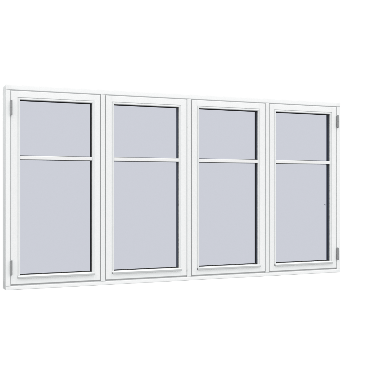 Warren Double glazed aluminium 3 tracks sliding window aluminum windows
