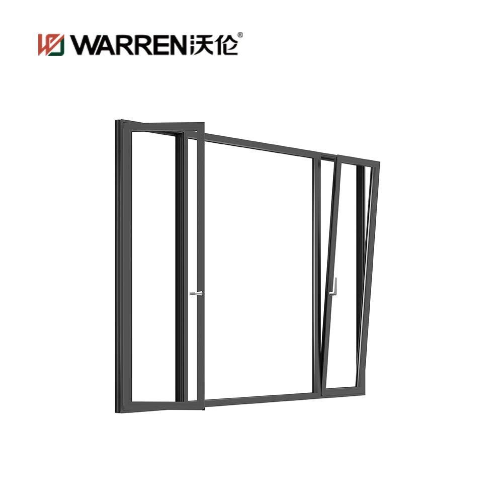 Warren 24x60 window China Customized House Windows Ultra Narrow Frame Aluminum Casement/Picture Window