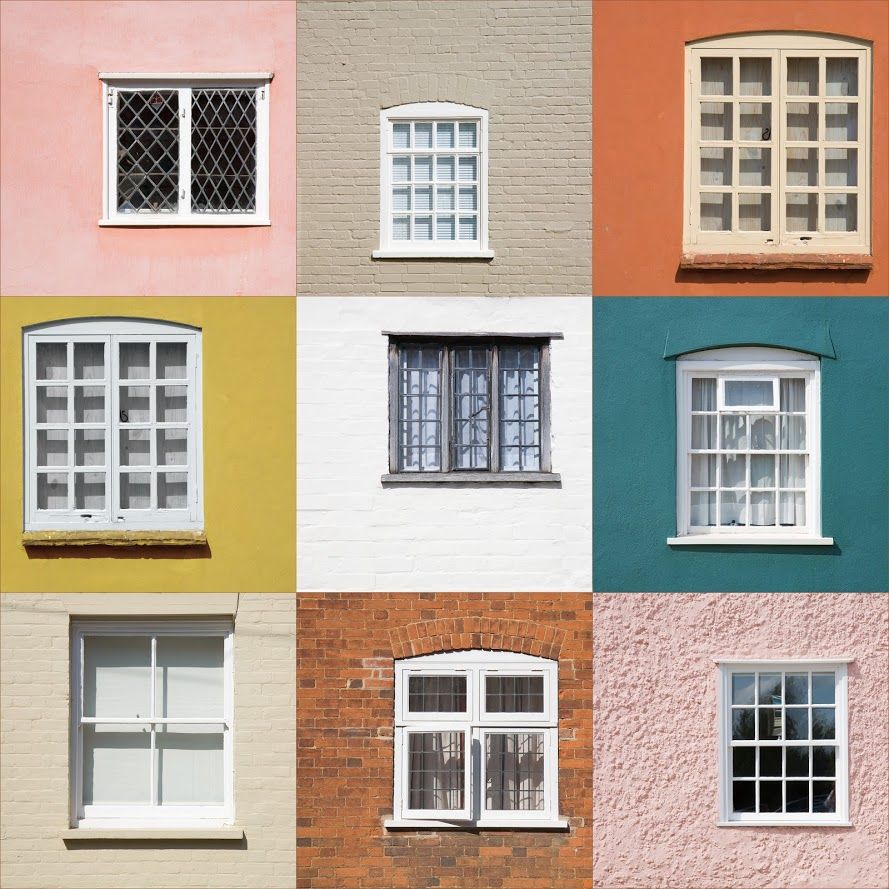 Warren San Francisco wood color windows aluminum double glazed french ...