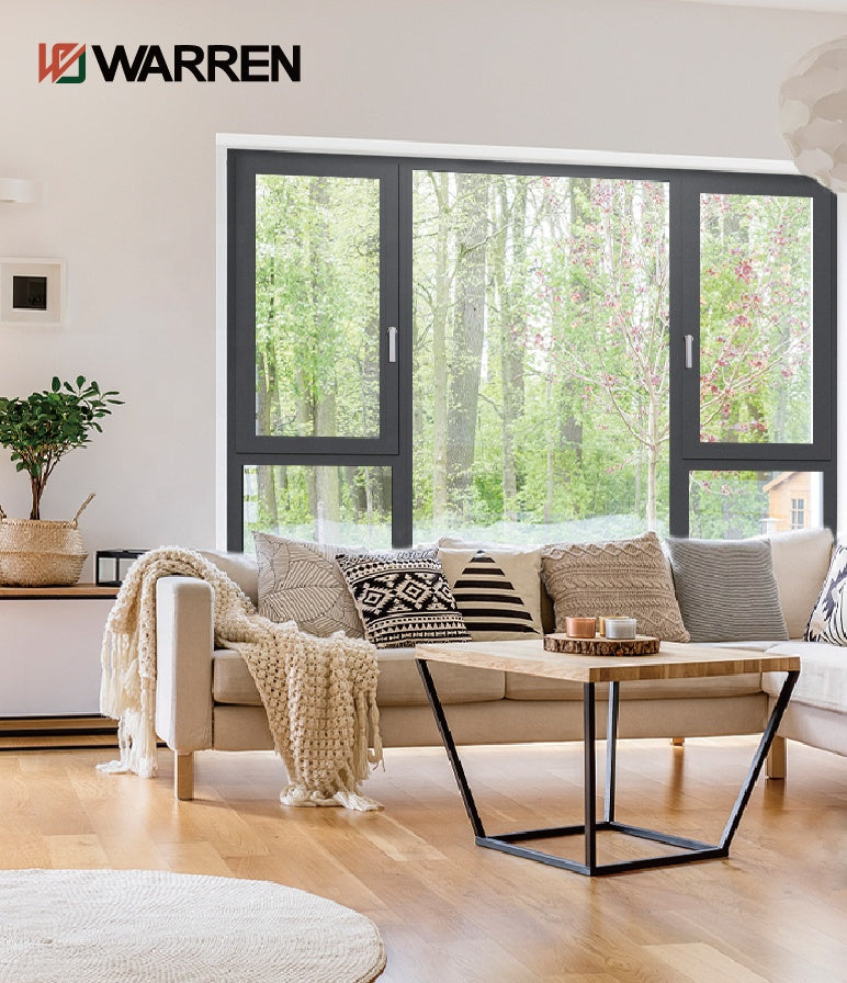 Warren 32x36 window professional double glazing aluminium window energy efficient casement window