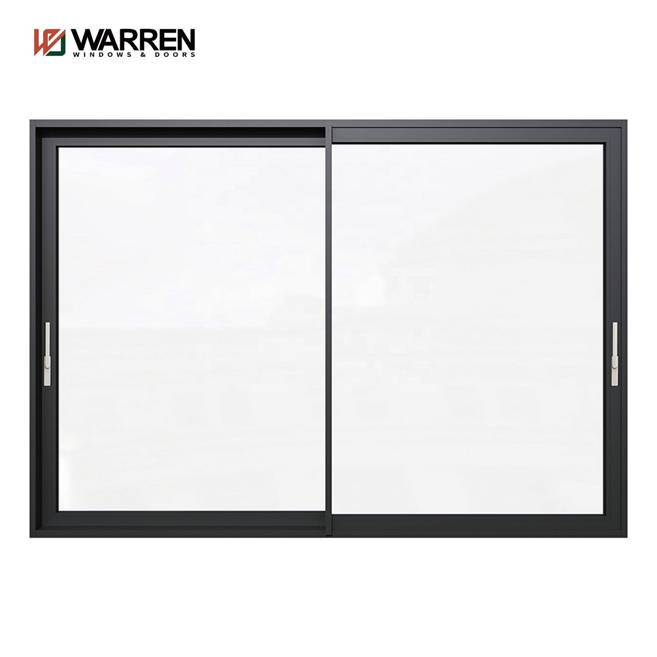 Warren 105 plexiglass sliding door flush modern design superb powder coating