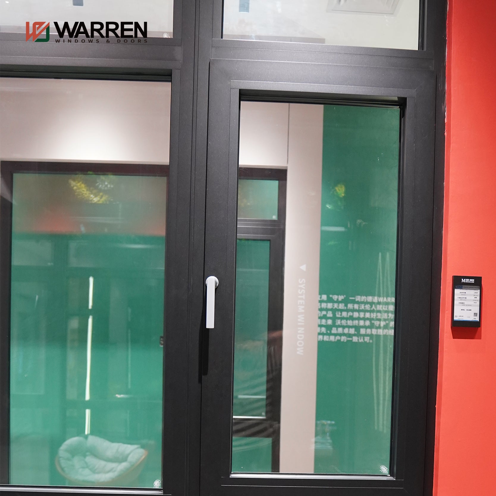 Warren Hot Sale High Performance Thermal Break Aluminum Profile Tilt Turn Window Aluminum Casement Windows