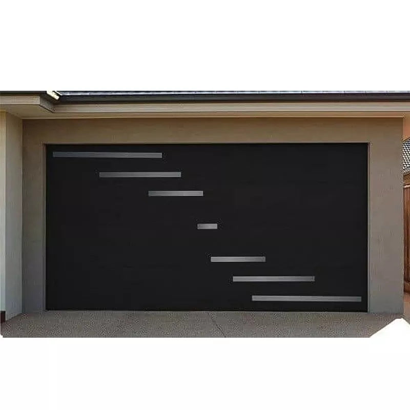 Warren Villa Architecture Modern Style Automatic Modular Glass Aluminum Garage Door