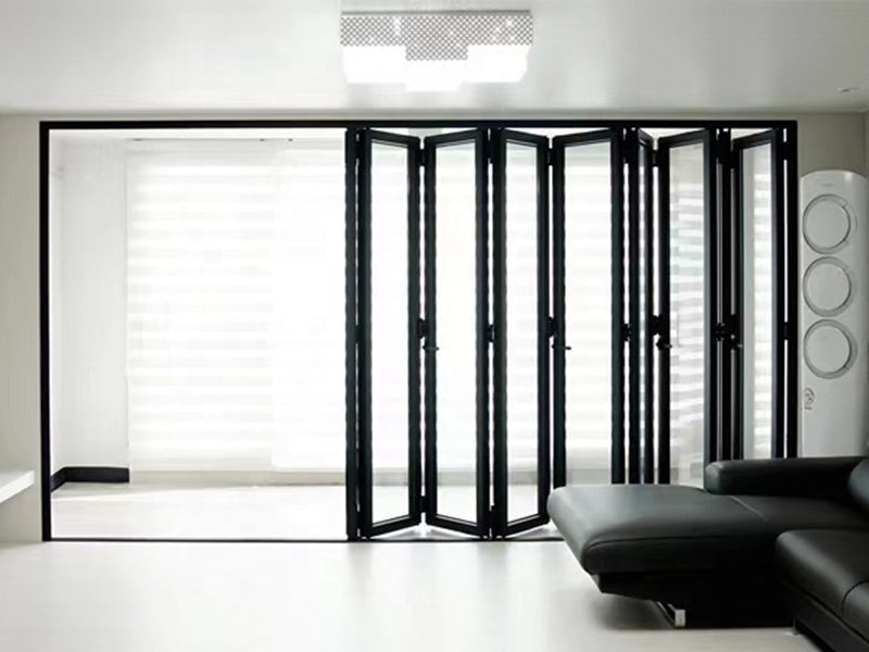Warren Moveable sliding glass door aluminum biford door for living room