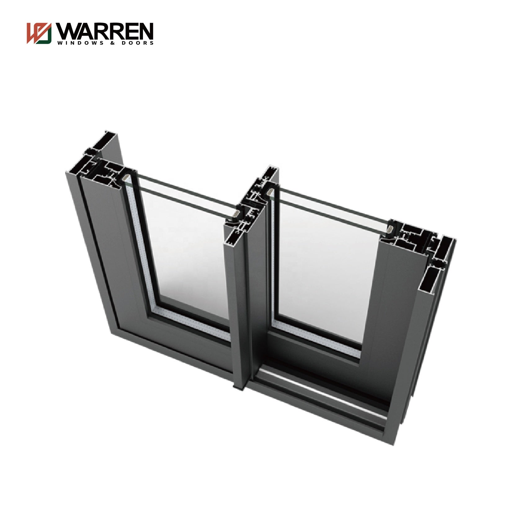 Warren USA America standard aluminum profile sliding window and door hurricane proof impact commercial sliding doors for sale