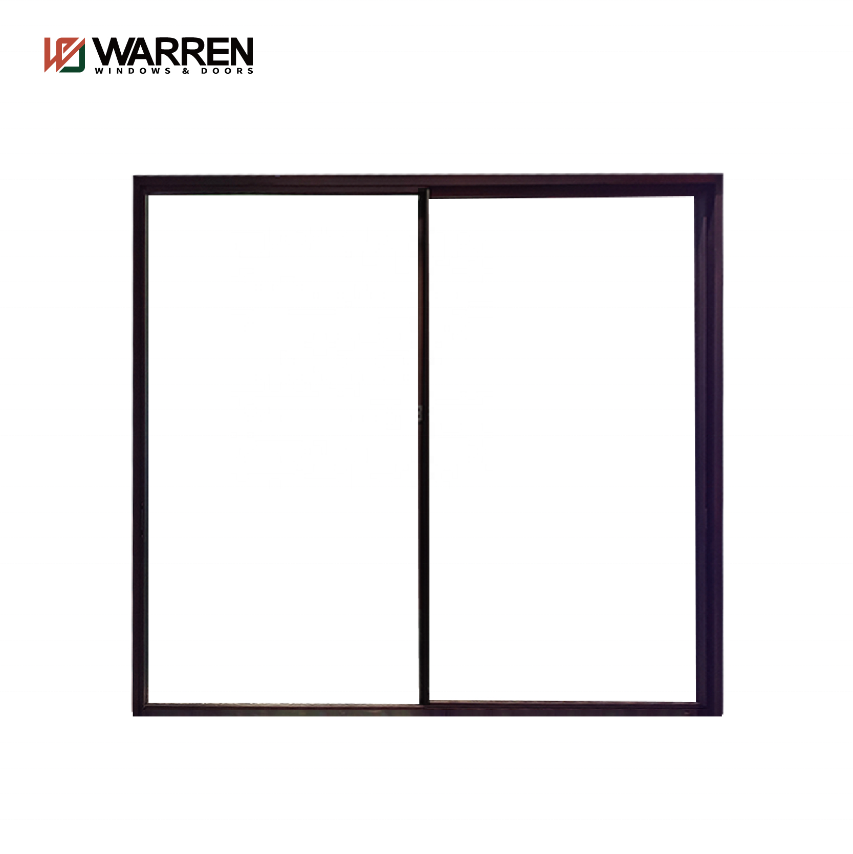 Warren Modern Design Powder Coated Aluminium Frame Wholesale Price Patio Door Aluminum Double Glass Sliding Door