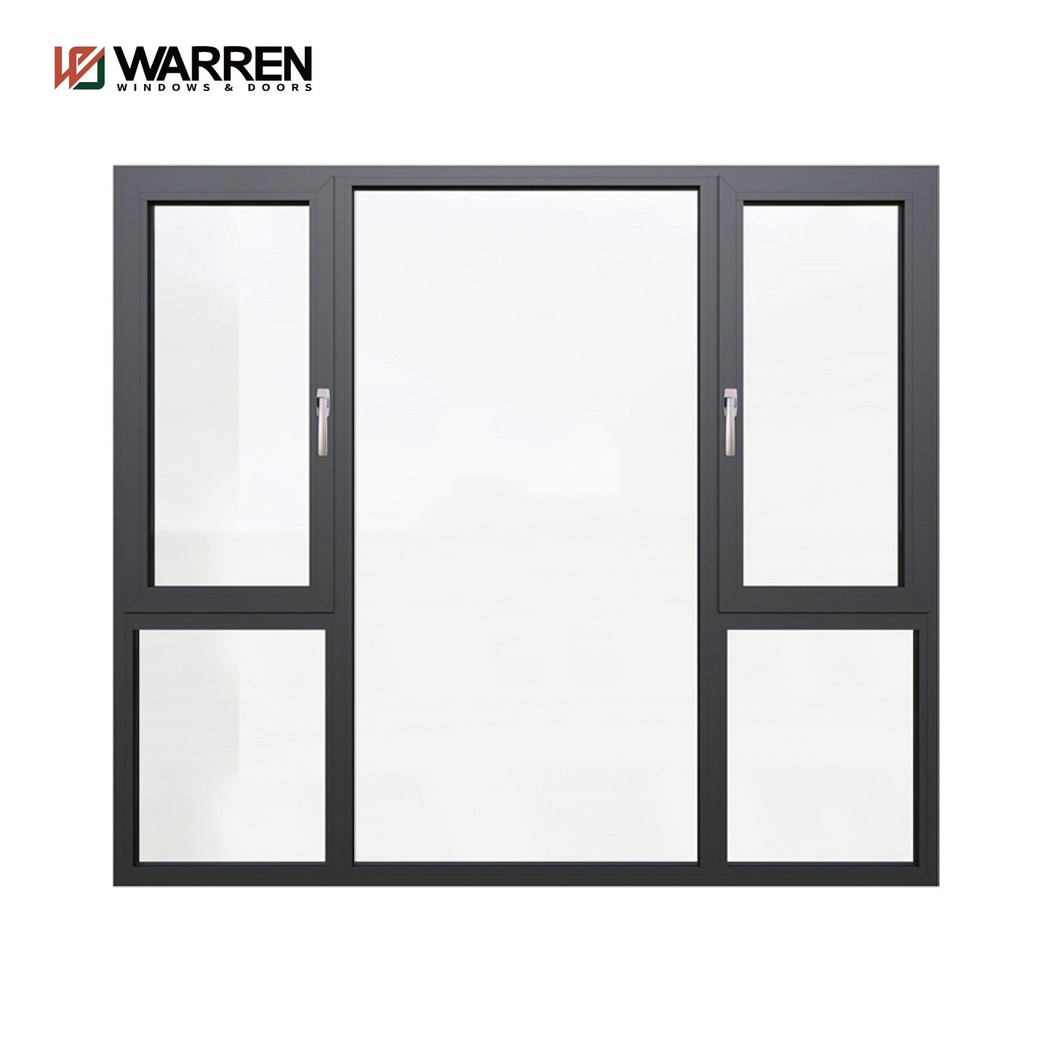 Warren Factory Price Manufacturer Supplier Swing Casement Window Aluminum Alloy System Window