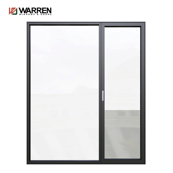 Warren Popular Style Security Slim Frames Black For Metal Door And Windows Sliding Windows