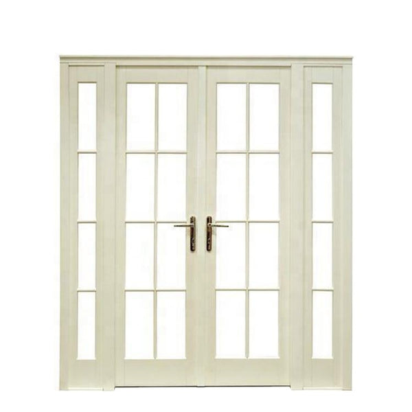 Warren white series 115*45 door aluminium French door double glass