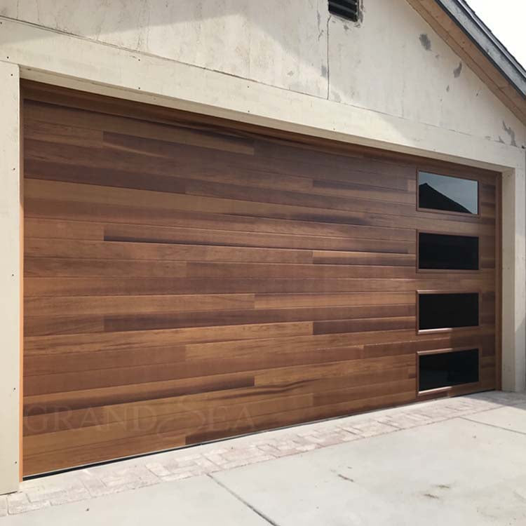 Warren Customized Modern Design Remote Control Garage Doors Aluminum Anti-theft Garage Door