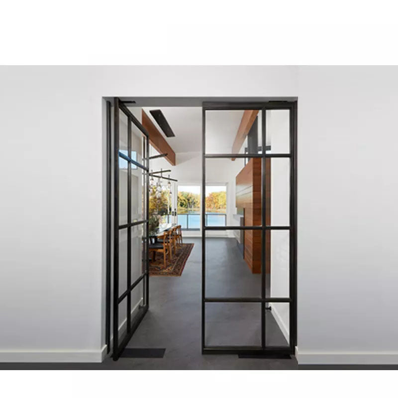 Warren 56x80 Exterior Tempered Insulated Glass Aluminum French Casement Doors