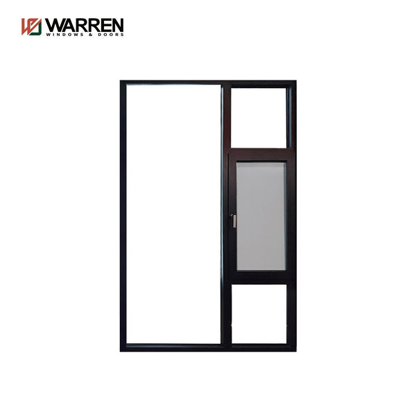 Warren Big View Top Quality Aluminum casement Windows Aluminium Frame Casement Glass windows And Doors for Home