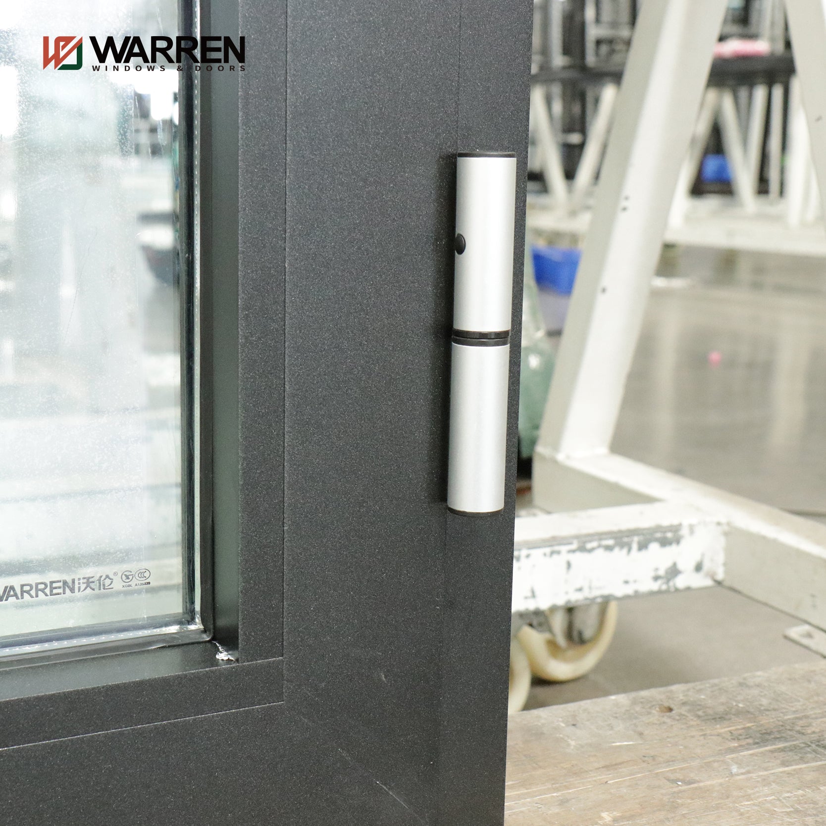 Warren 2022 Hot Sell Low Price High Quality American Style Double Glass Exterior Aluminum Swing French  Doors