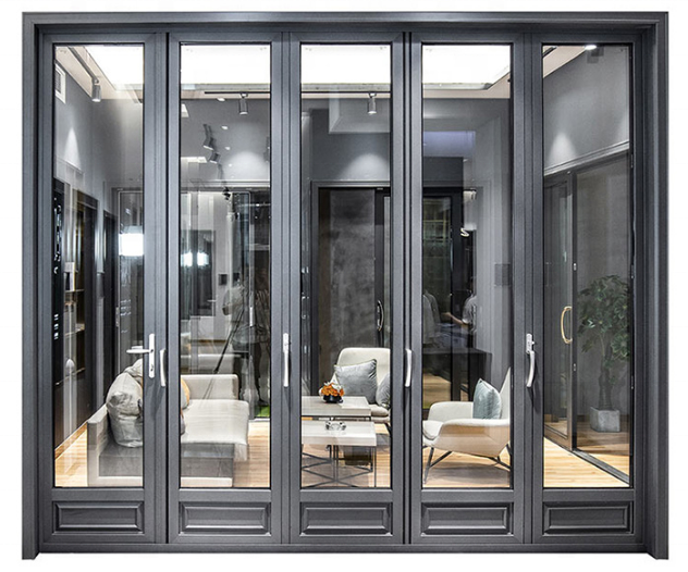 Warren High Performance Exterior Aluminium Bifold Doors Modern Patio Bi Folding Glass Door