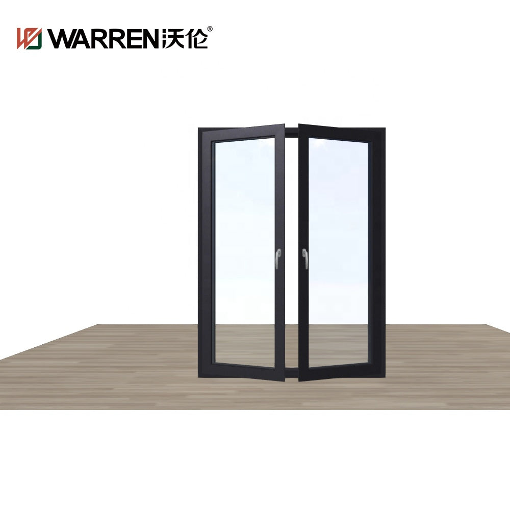 Warren 48x60 Window NFRC Certified Triple Glazing Low-e Tilt And Turn Window Aluminum Passive House Windows