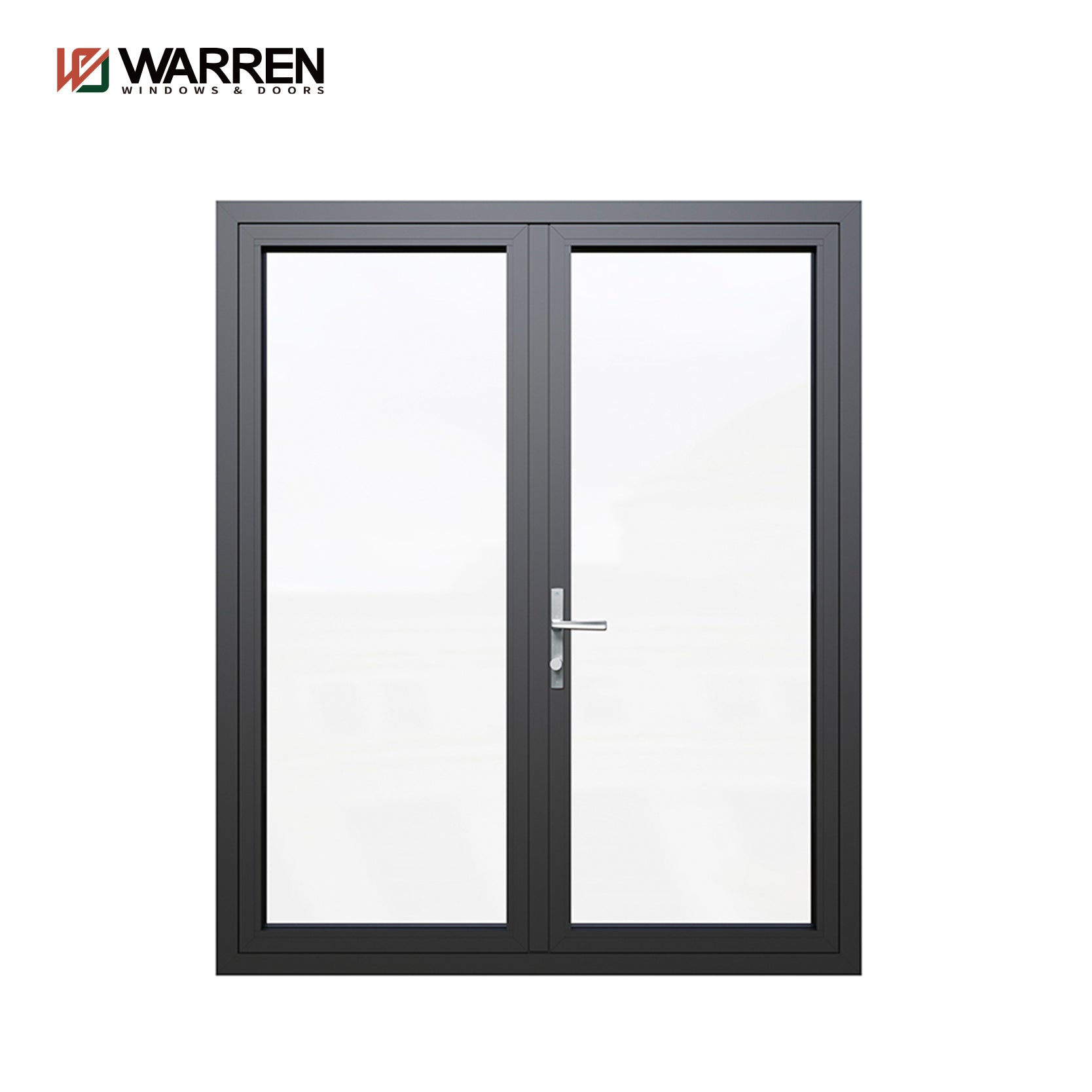 Warren New Promotion  Hot Style Aluminum Frame Kitchen Casement Door Interior Swing Door