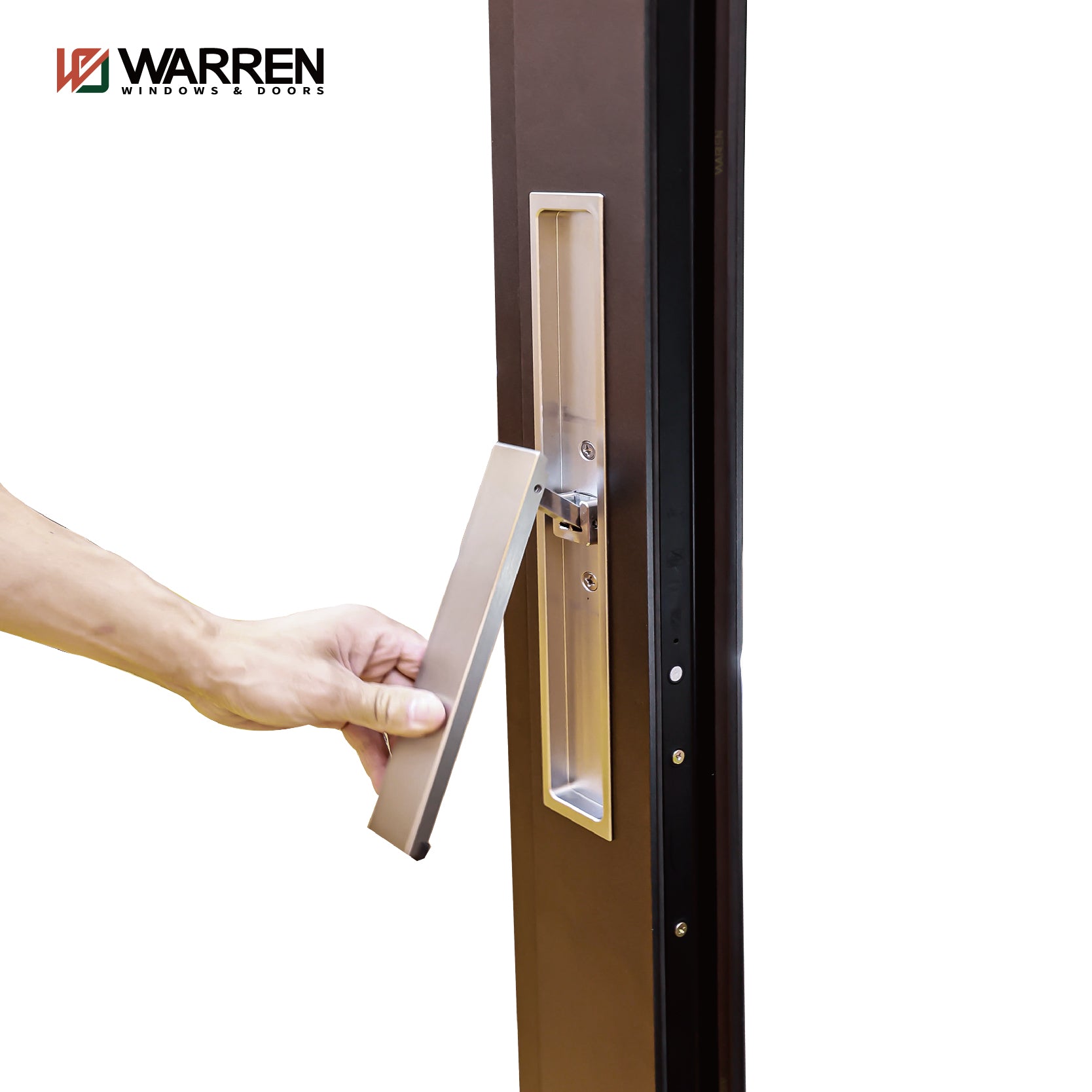 Warren New China Manufacturer Double Glass Interior Sliding Glass Door Aluminium Sliding Door