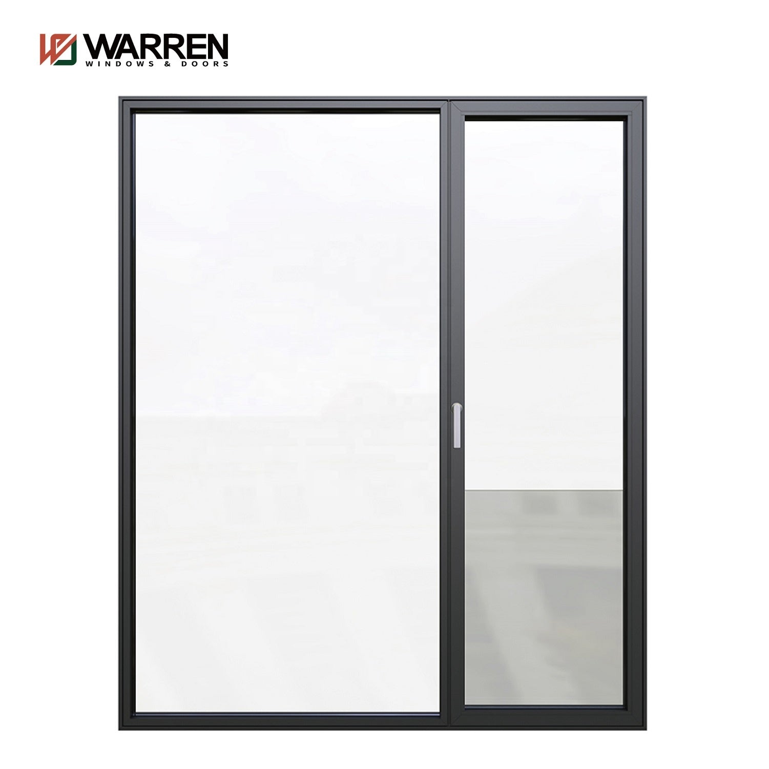 Warren Modern Guangdong Factory Huge Aluminum Glass Windows Hot Sale Simple Design Aluminum casement window