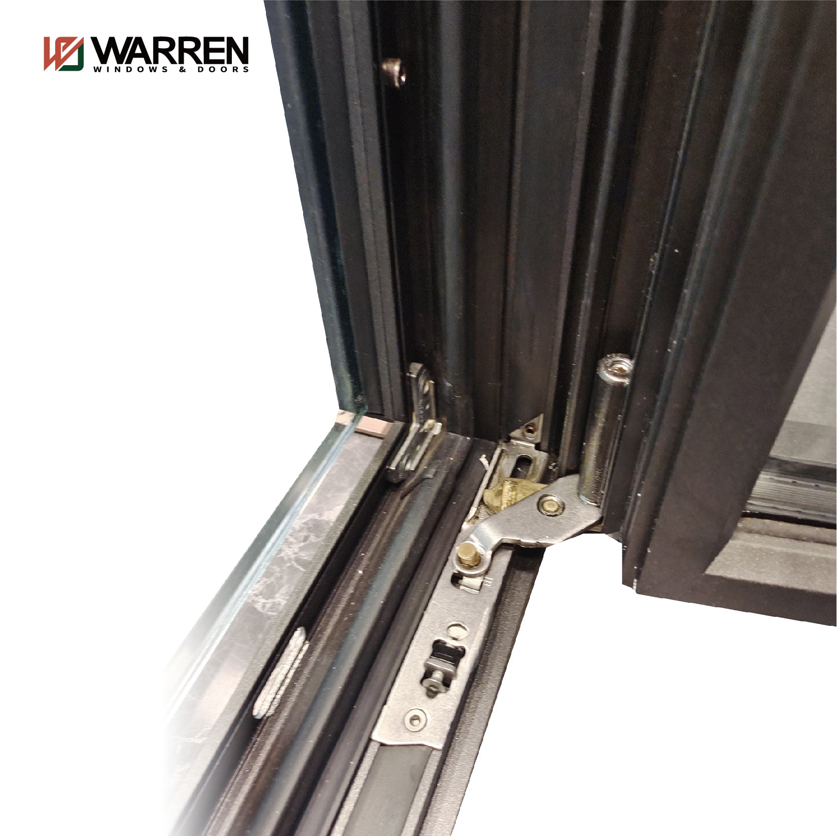 Warren Popular Style Security Slim Frames Black For Metal Door And Windows Sliding Windows