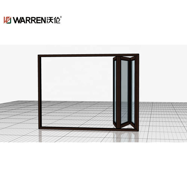 Warren Folding Style Cheap Aluminum Interior Acrylic Folding Doors Bi-folding Glass Door Price