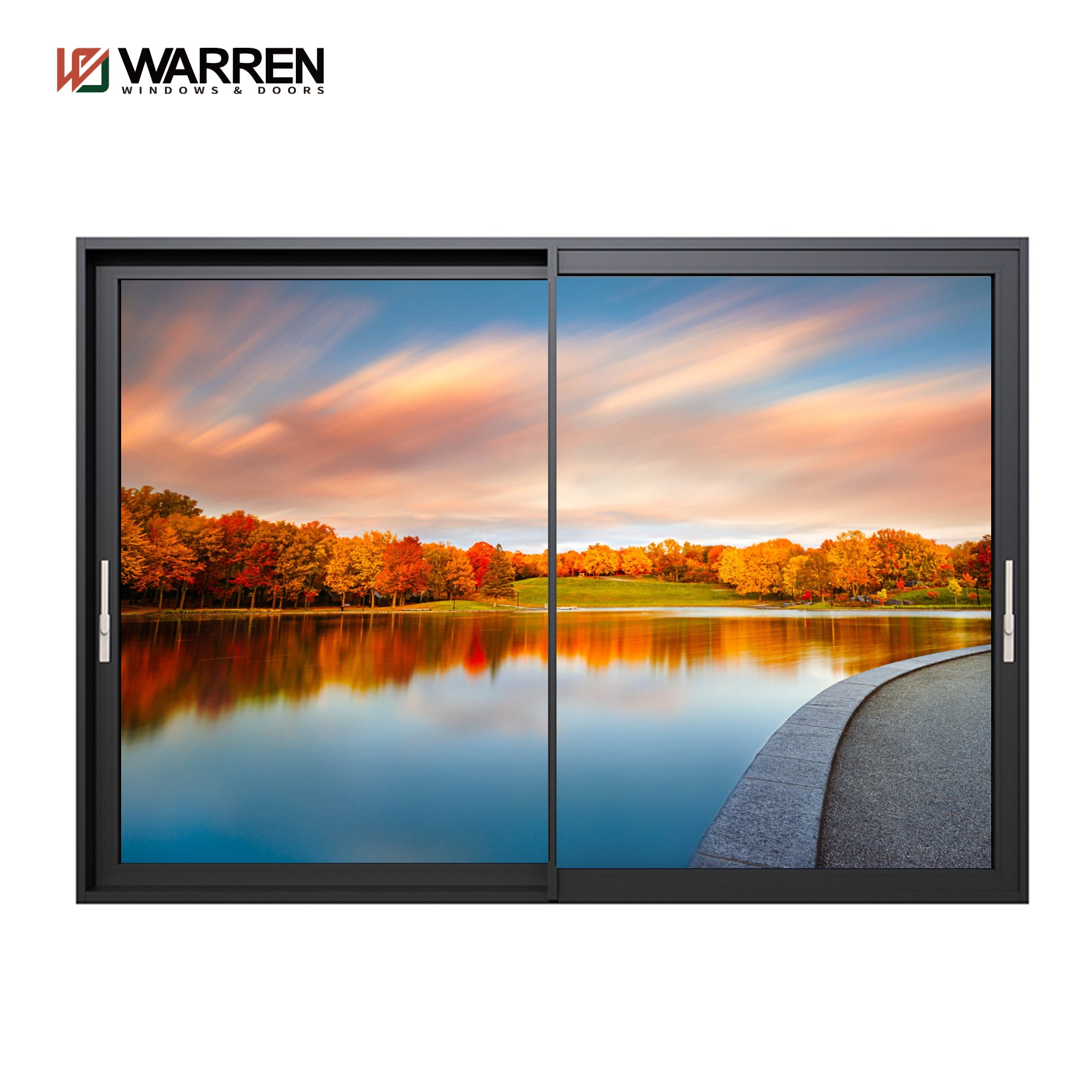 Warren House Exterior Thermal Break Aluminium Profiles Glass Window And Door Heavy Duty Patio Sliding Doors