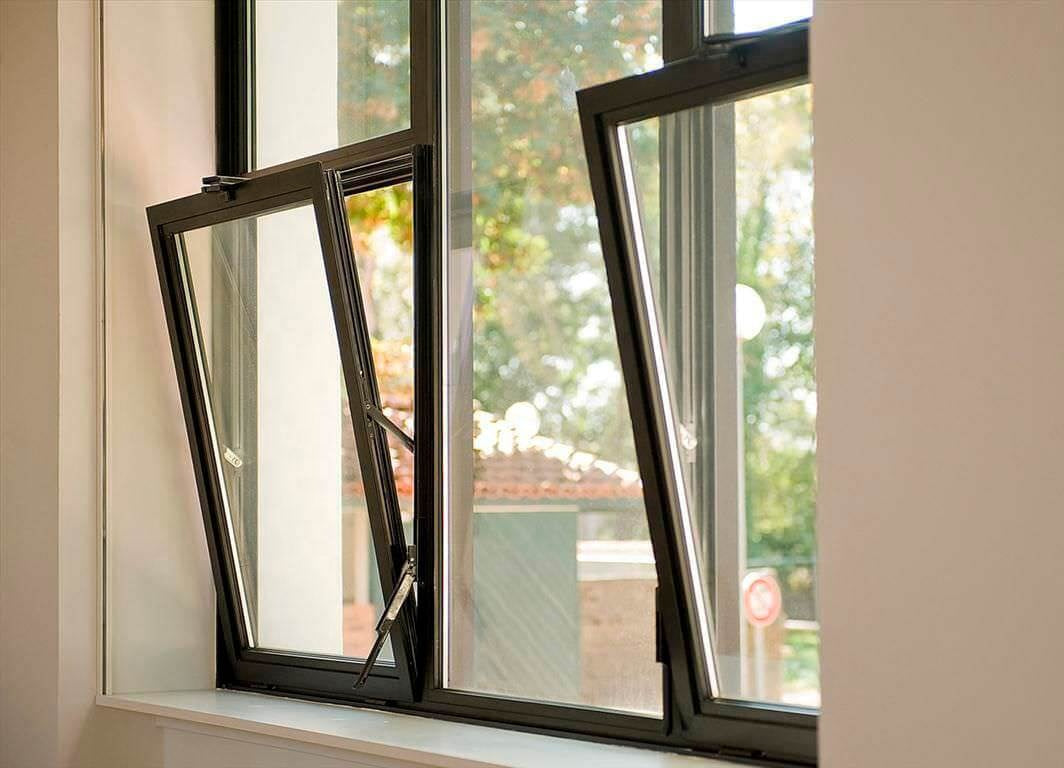 Warren 36x48 Window China Supplier Coating Finish Modern House WindowTilt And Turn Aluminum Black Window