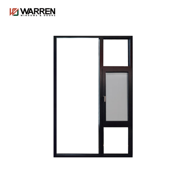 Warren Custom Made Manual Type Tilting Folding Window Screen Tilt Turn Window  Aluminium Window